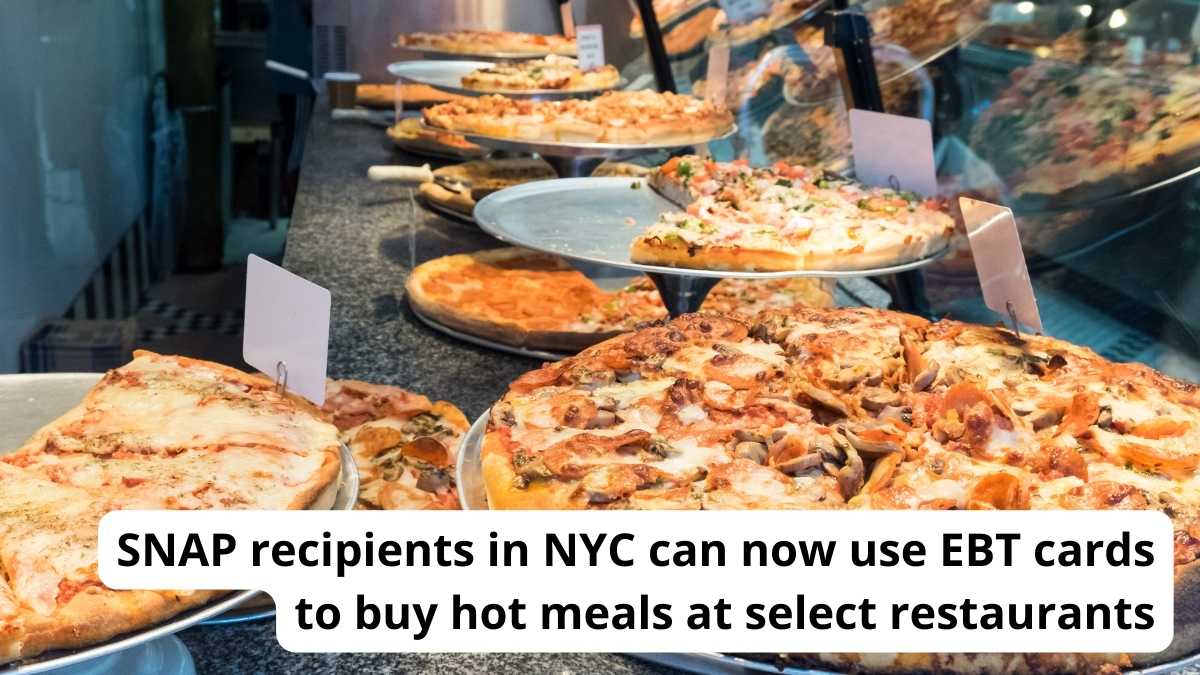 The NYC Restaurant Meal Program allows certain SNAP recipients to access hot meals.