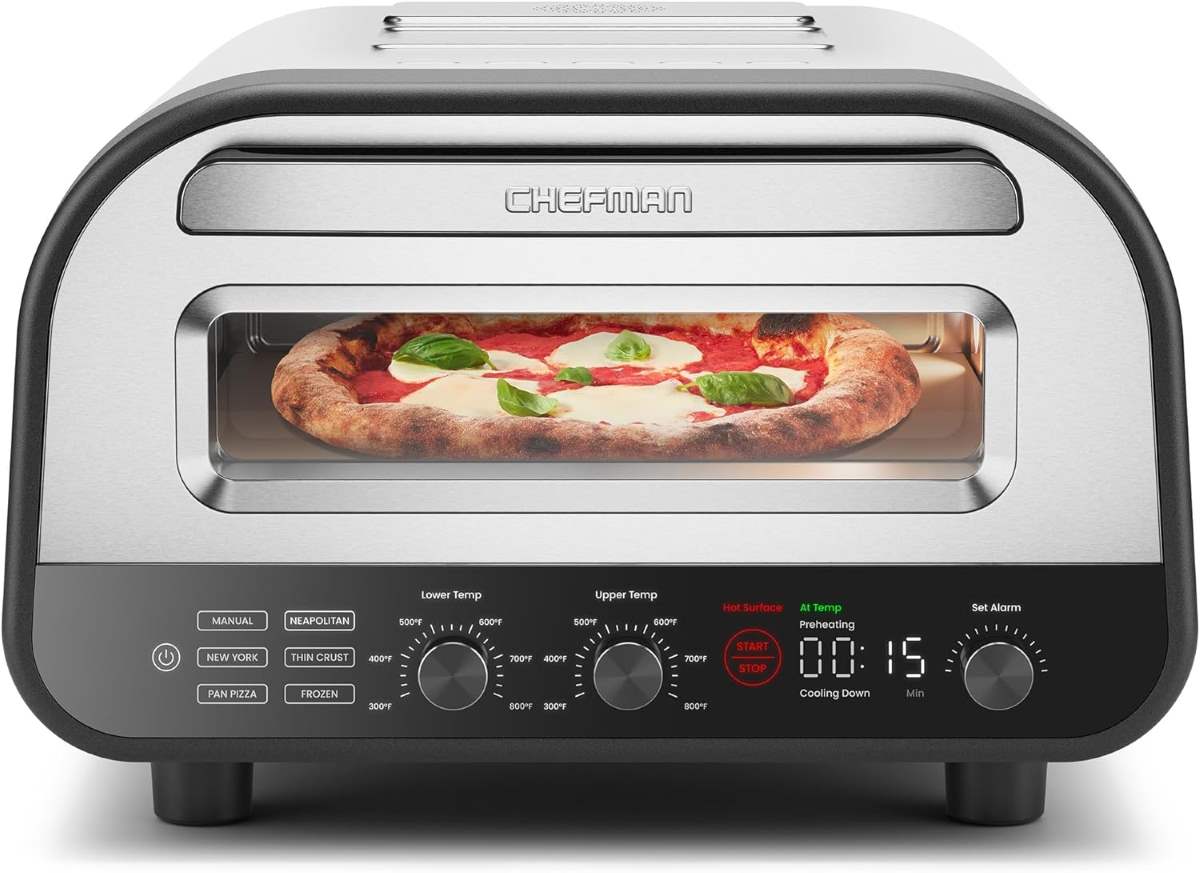 CHEFMAN Indoor Pizza Oven - Makes 12 Inch Pizzas 