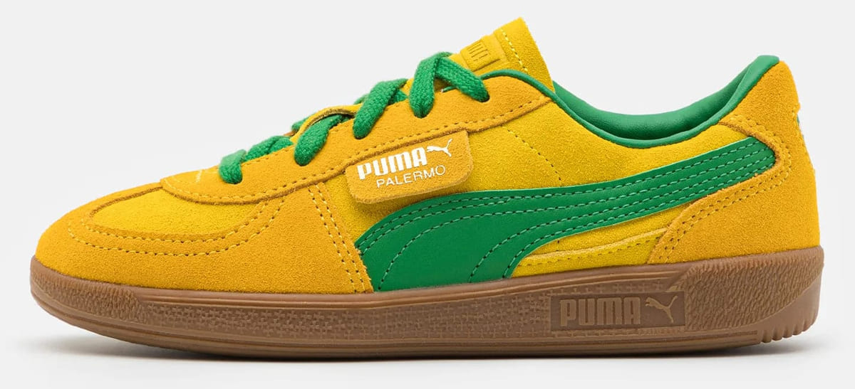 Puma Palermo — Classic Yellow and Green