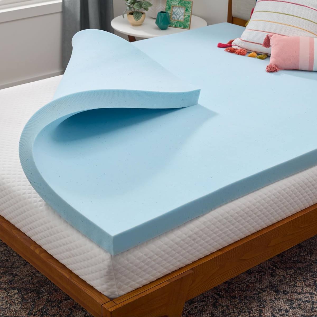 LINENSPA Memory Foam Mattress Topper