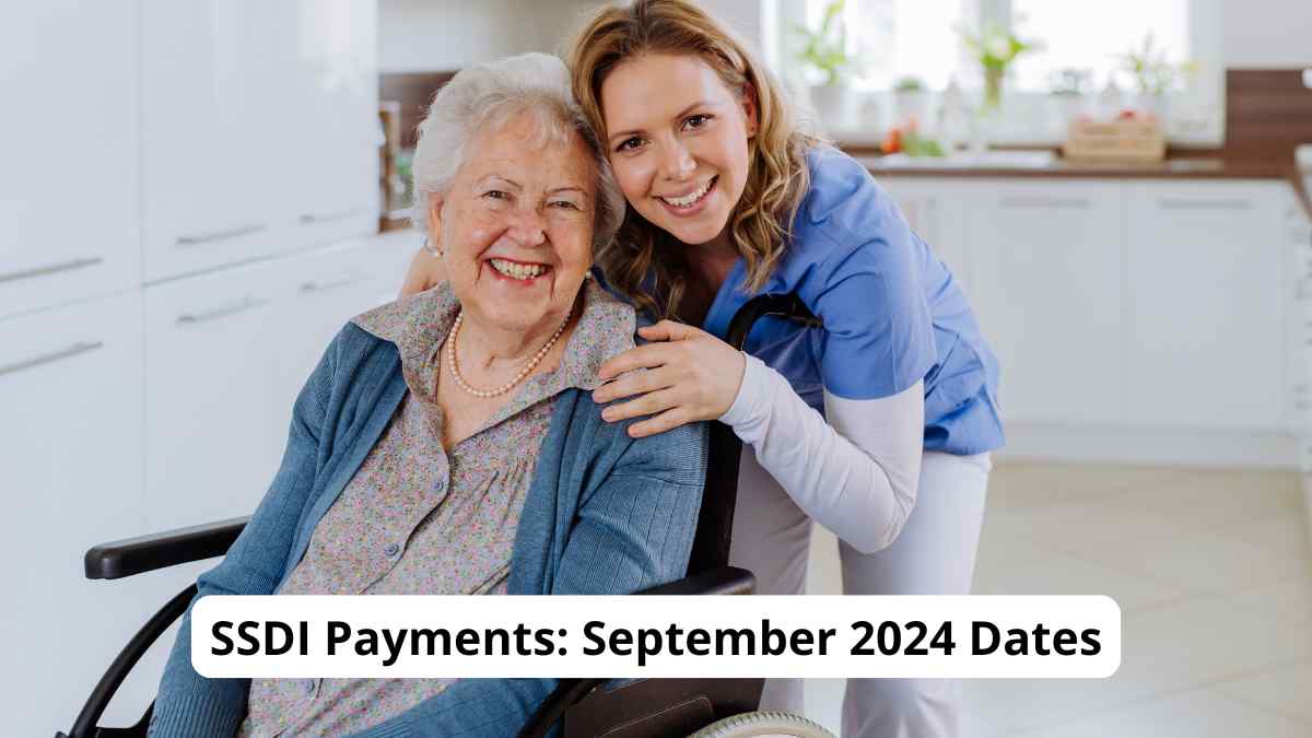 Dates for SSDI deposits in September 2024