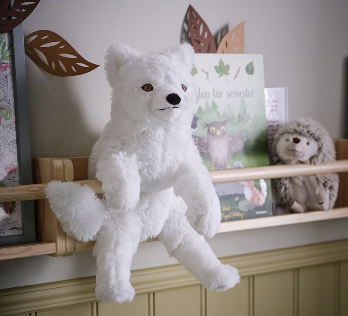 SKOGSDUVA Arctic Fox Toy